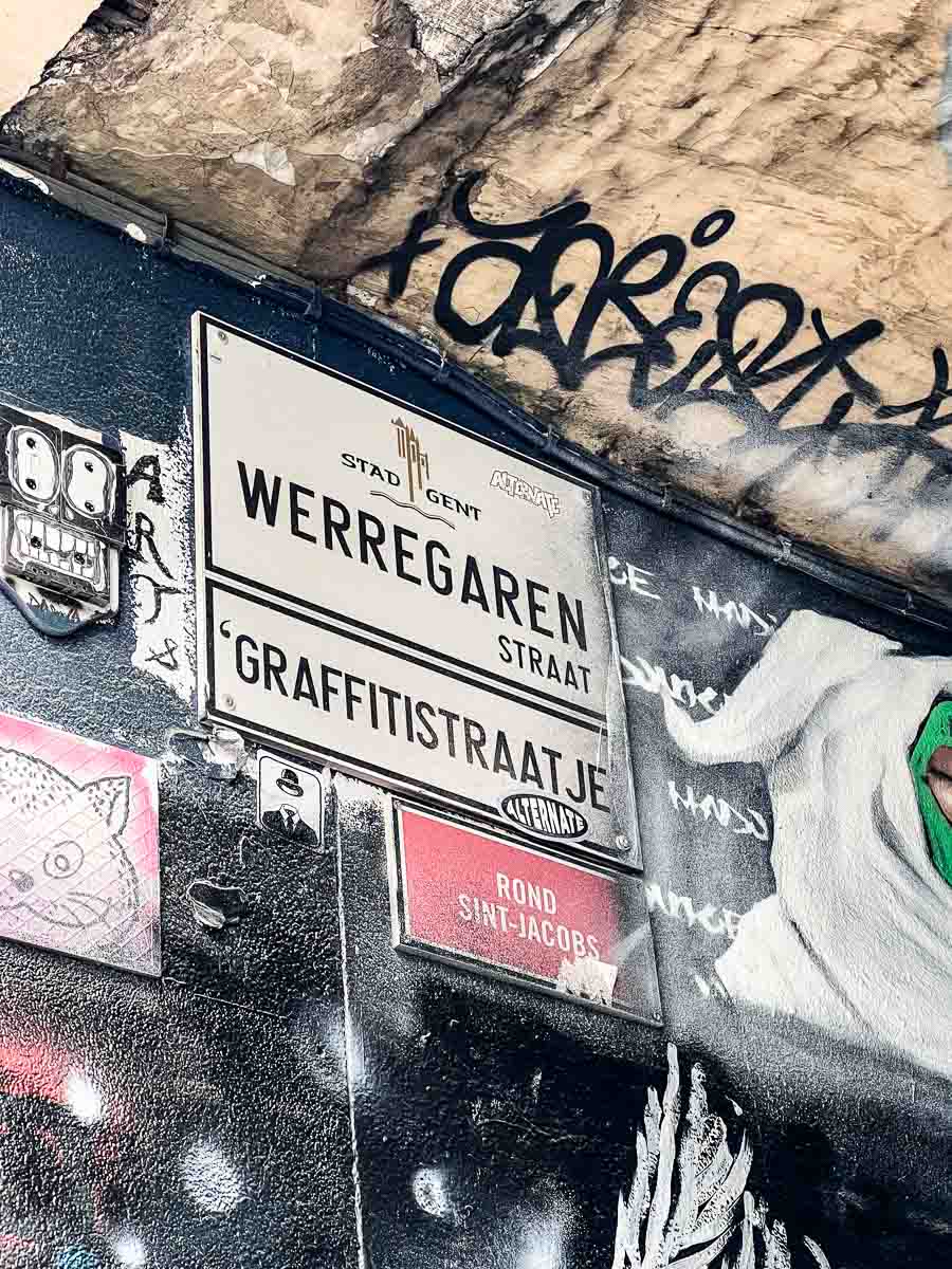 Graffitigasse Gent 