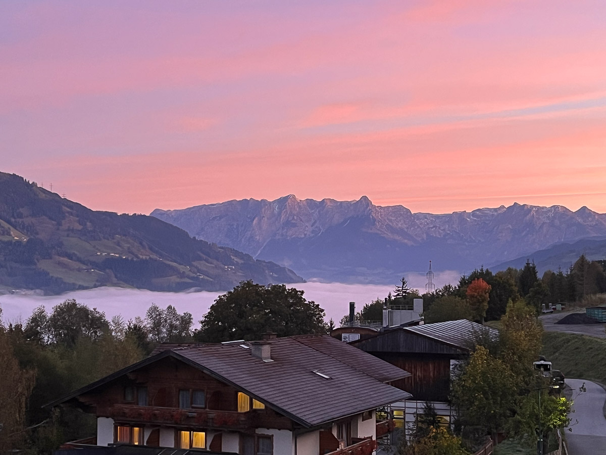 Sonnenuntergang Salzburger Land